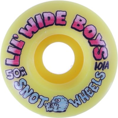 Snot Lil' Wide Boys Skateboard Wheels - fluoro yellow (101a) - view large