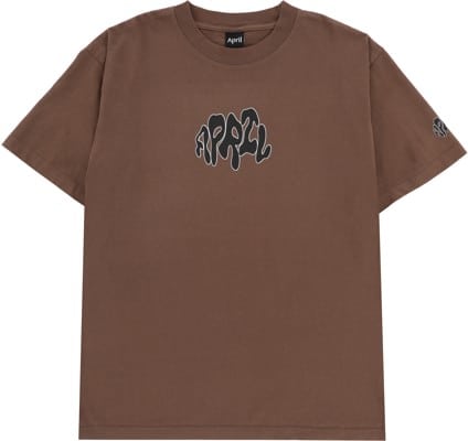 April Warped T-Shirt - chocolate - view large