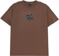 April Warped T-Shirt - chocolate