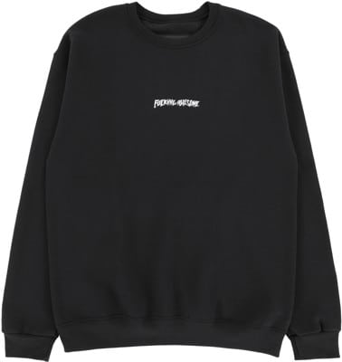 Fucking Awesome Little Stamp Crew Sweatshirt - black - view large