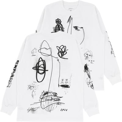 Last Resort AB Expando L/S T-Shirt - white/black - view large