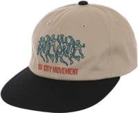 HUF Movement Snapback Hat - brown