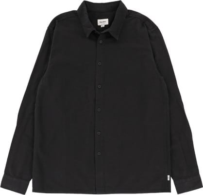 Rhythm Classic Linen L/S Shirt - vintage black - view large