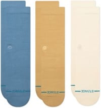 Stance Icon 3-Pack Sock - cream