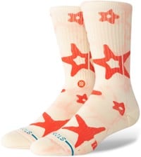 Stance Starry Eyed Crew Socks - cream