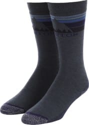 Burton Emblem Midweight Snowboard Socks - mood indigo heather
