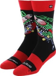 Thirtytwo Santa Cruz Snowboard Socks - red/black