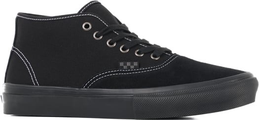 Vans Skate Authentic Mid Shoes - blackout - view large