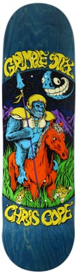 Anti-Hero Chris Cope Grimplestix Guest 8.75 Custom Shape Skateboard Deck - blue - view large