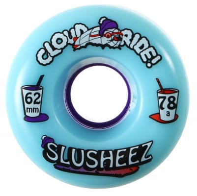 Cloud Ride Slusheez Longboard Wheels - blue (78a) - view large