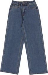 Volcom Women's Stoned Bf Hirise Jeans - indigo ridge wash