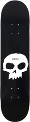 Zero Single Skull 7.75 Skateboard Deck - black/white
