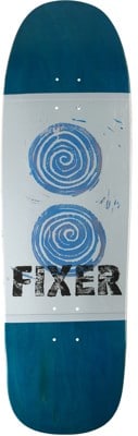 Fixer Spirals 9.8 Skateboard Deck - blue - view large