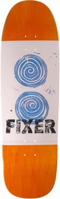 Fixer Spirals 9.8 Skateboard Deck - orange - view large