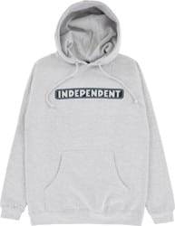 Independent Bar Logo Hoodie - grey heather