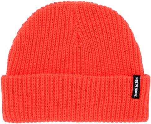 Independent Baseline Beanie - safety orange - view large