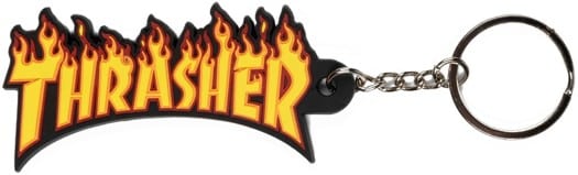 Thrasher Flame Keychain - view large