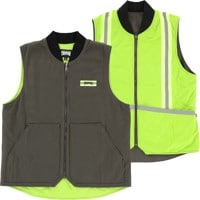 Creature Crete-Ture DIY Work Vest Jacket - asphalt/neon green