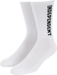 Independent Baseline Sock - white