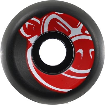 Pig Conical Side Cut Skateboard Wheels - black/red (95a) - view large