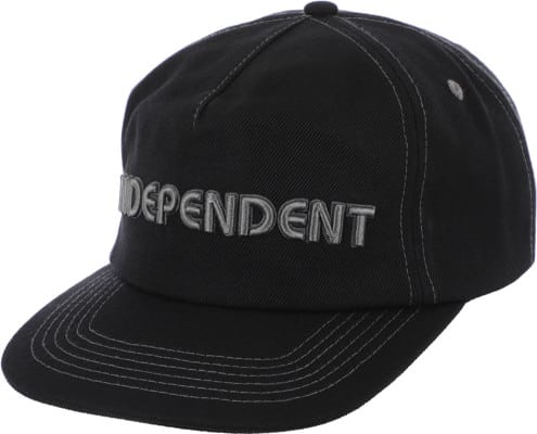 Independent Ground Work Snapback Hat - black - view large