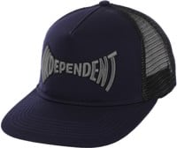 Independent Span Trucker Hat - navy/black