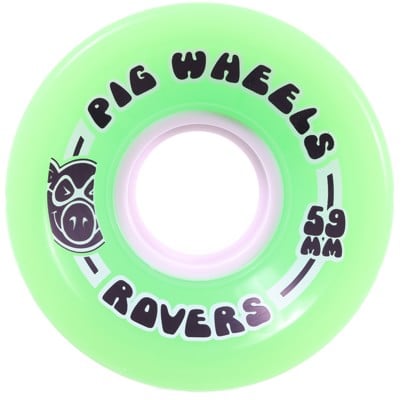 Pig Rovers Cruiser Skateboard Wheels - green/white (85a) - view large