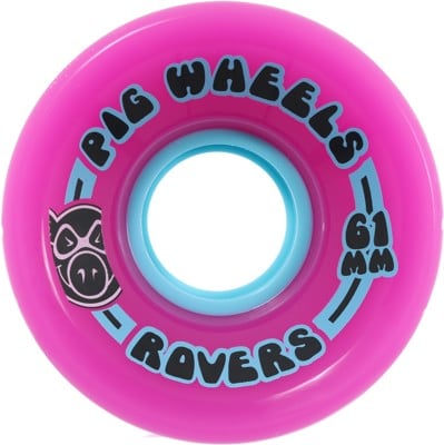 Pig Rovers Cruiser Skateboard Wheels - pink/blue (85a) - view large