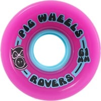 Pig Rovers Cruiser Skateboard Wheels - pink/blue (85a)
