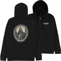 Independent ITC Stained Zip Hoodie - black