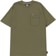 Santa Cruz Screaming Hand Utility Pocket T-Shirt - olive