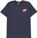 Santa Cruz True Oval Flame Dot T-Shirt - navy - front