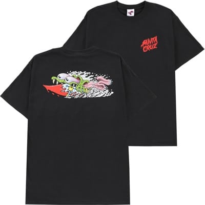 Santa Cruz Meek Concrete Slasher T-Shirt - black - view large