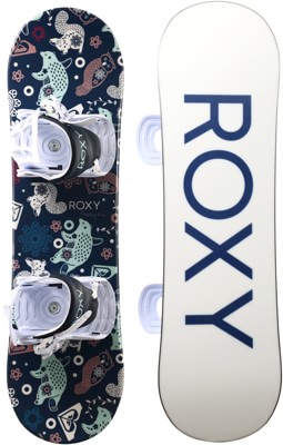 Roxy Kids Poppy Package Small Snowboard & Bindings 2025 - view large