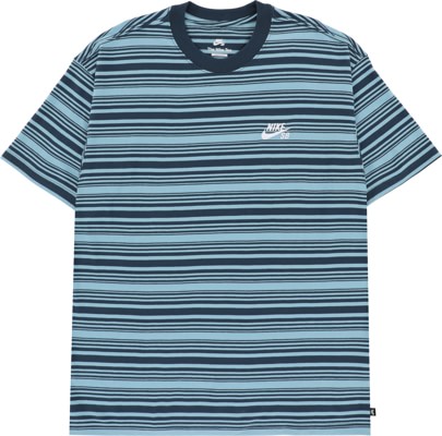 Nike SB M90 Striped T-Shirt - denim turquoise - view large