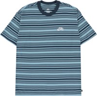 Nike SB M90 Striped T-Shirt - denim turquoise