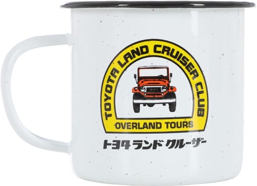 HUF Toyota Land Cruiser Coffee Break Enamel Cup - white - view large