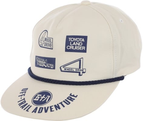 HUF Toyota Land Cruiser 4 Wheel Drive Snapback Hat - natural - view large