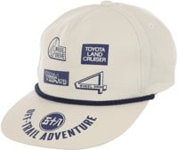 HUF Toyota Land Cruiser 4 Wheel Drive Snapback Hat - natural