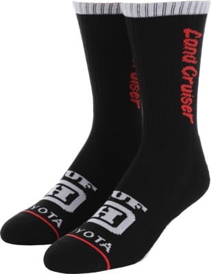 HUF Toyota Land Cruiser Sock - black - view large