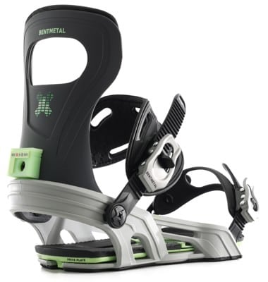 Bent Metal Joint Snowboard Bindings 2025 - grey/green - view large