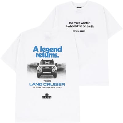 HUF Toyota Land Cruiser Legend Returns T-Shirt - white - view large