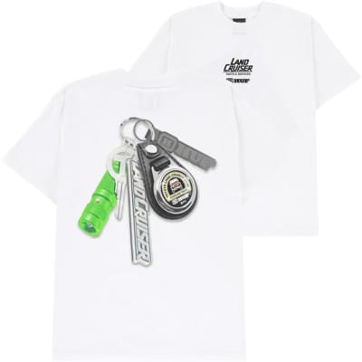 HUF Toyota Land Cruiser Shine Keychain T-Shirt - white - view large