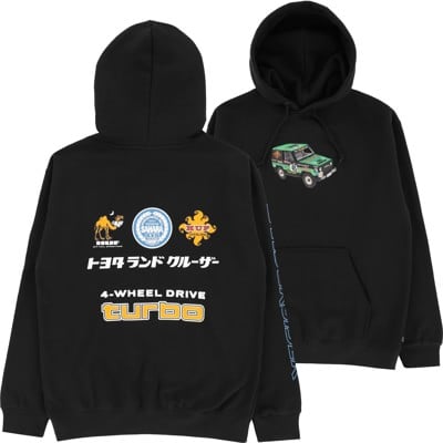 HUF Toyota Land Cruiser Sahara Rally Hoodie - black - view large