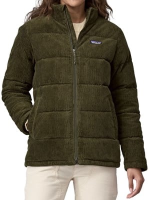 Patagonia Women's Cord Fjord Coat Jacket - pine needle green - view large