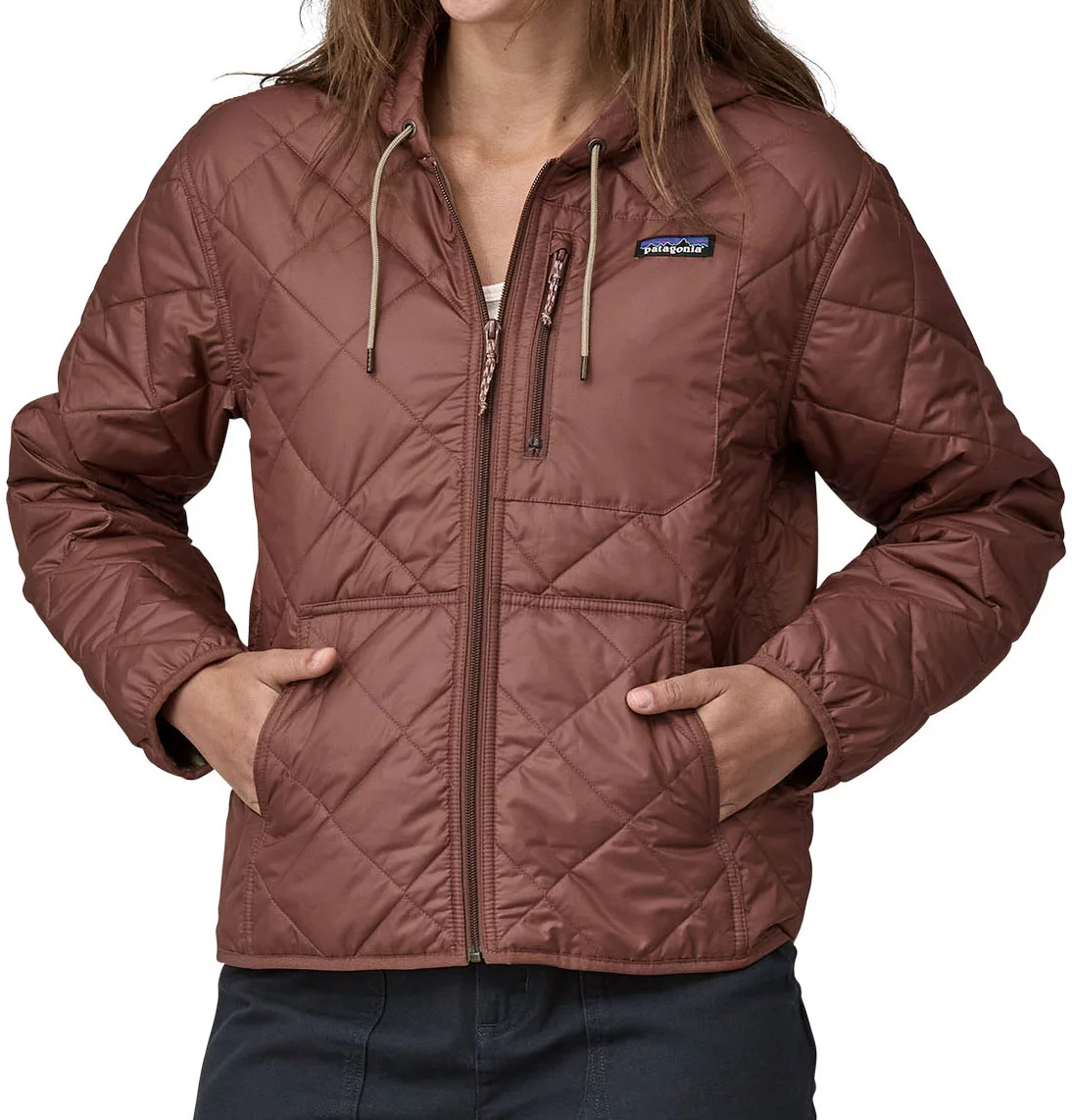 Orders Patagonia quilted zip up hoodie jacket synthetic insulation