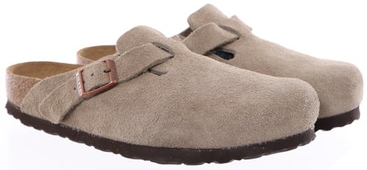 Birkenstock Women's Boston Soft Footbed Clog Sandals - taupe suede - view large