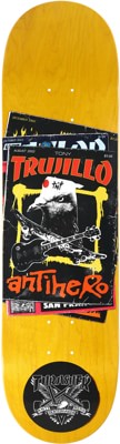 Anti-Hero Trujillo Thrasher 8.5 Skateboard Deck - yellow - view large