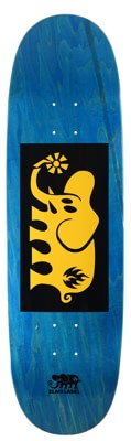 Black Label Elephant Block 9.0 Egg Skateboard Deck - blue - view large