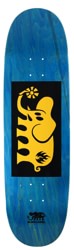 Black Label Elephant Block 9.0 Egg Skateboard Deck - blue